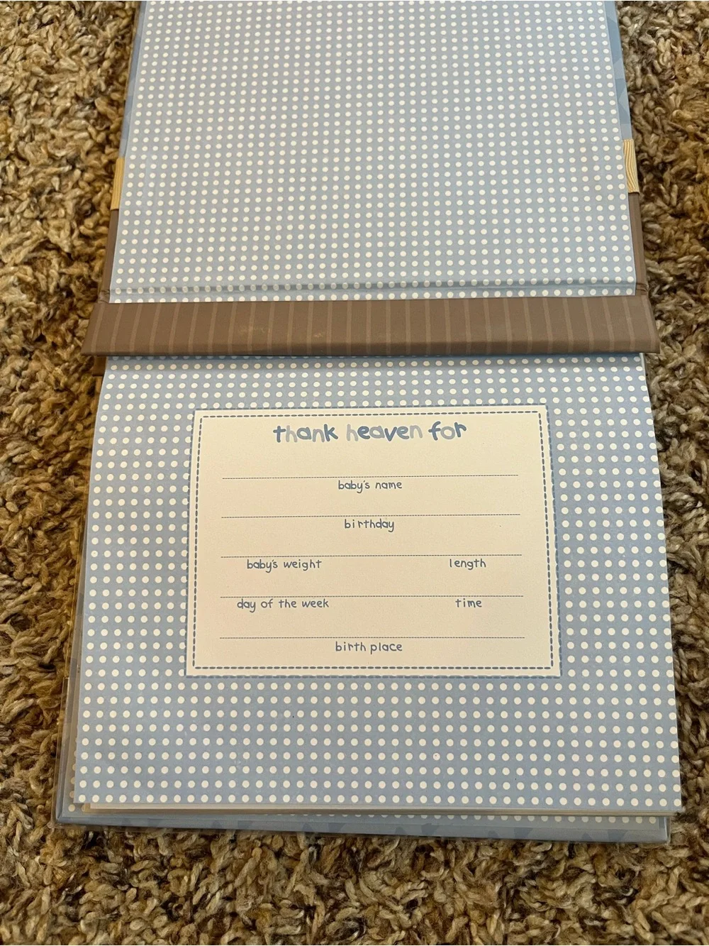 Carters NWT “brag book”/photo album - y2k, baby shower